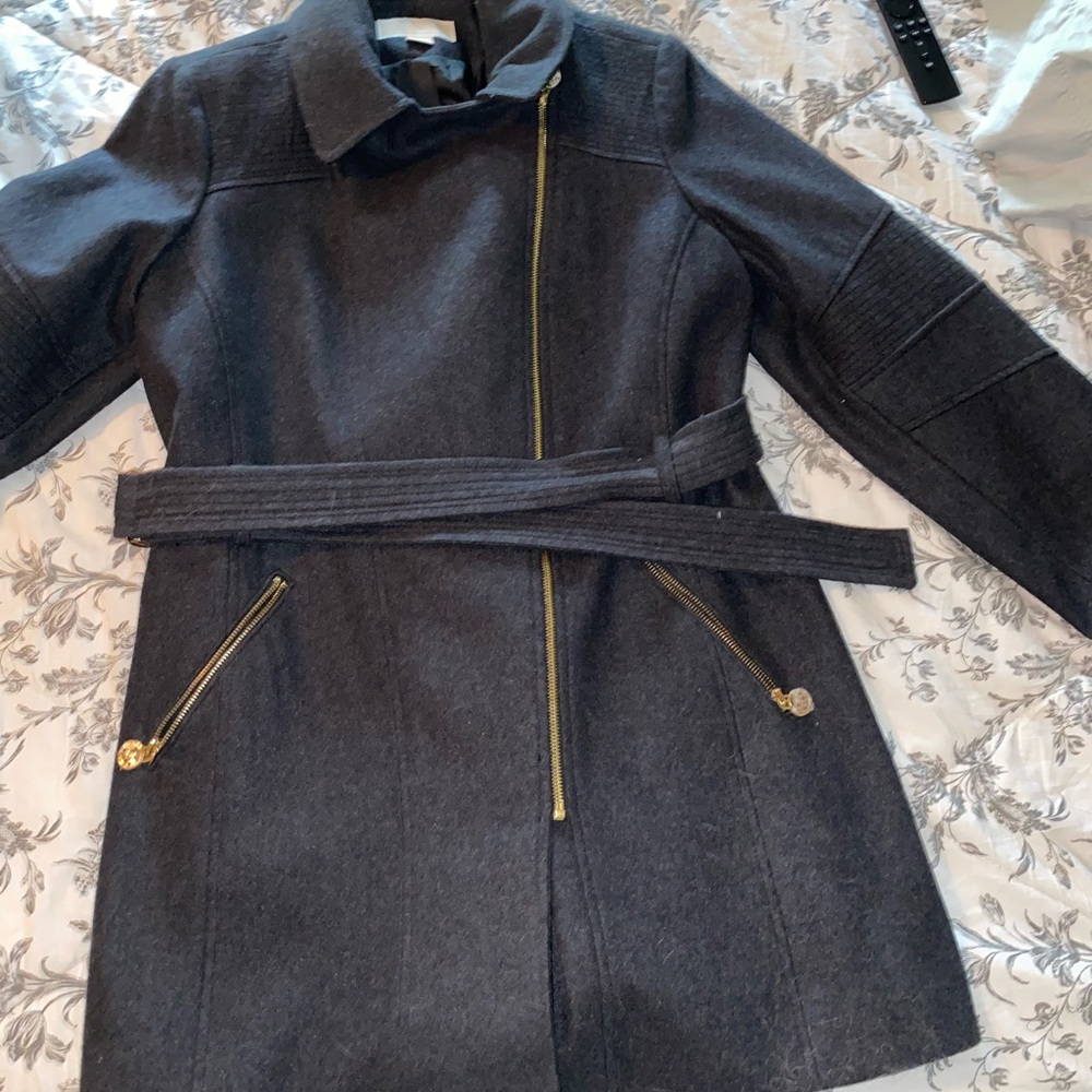 New Michael Kors Wool Blend Coat Walker Asymmetric new w/o tags